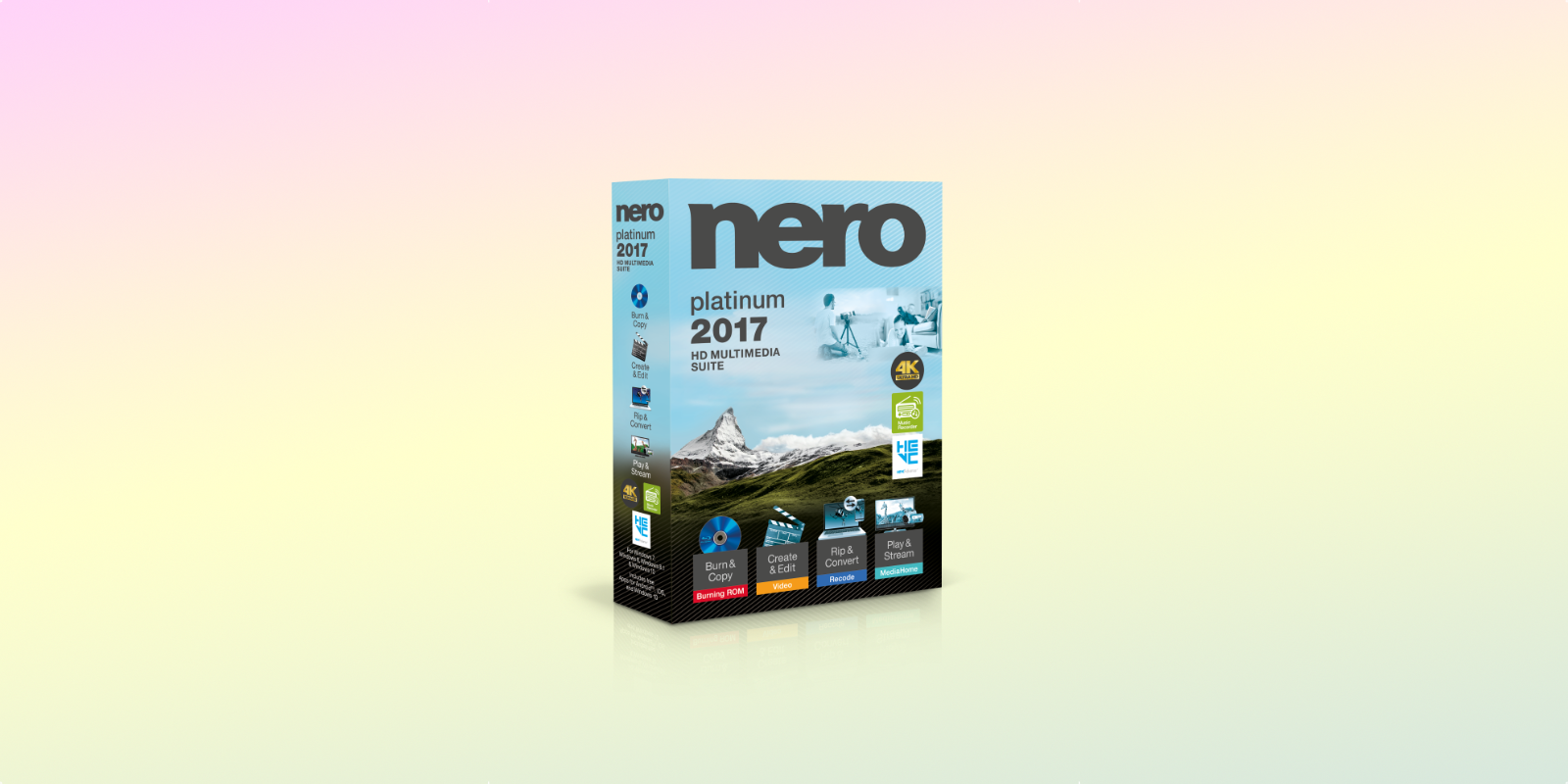 Nero 2017 Platinum Box Shot