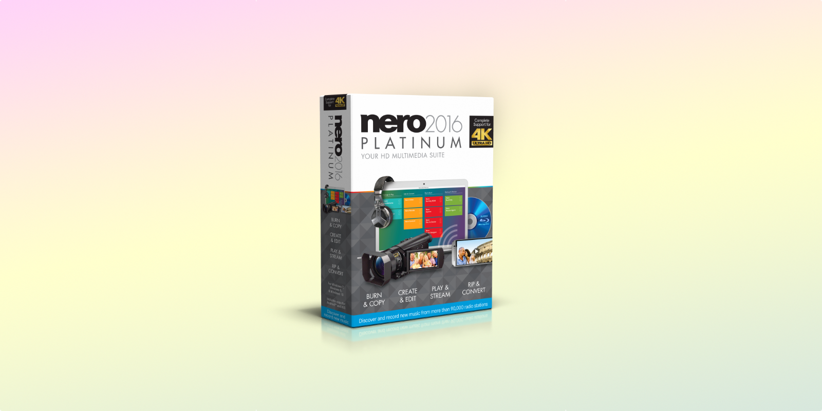 Nero 2016 Platinum Box Shot